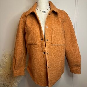 Soft thick rust jacket